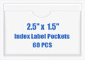 Origin-Joy 60 PCS Self Adhesive Index Card Pockets by Origin-Joy