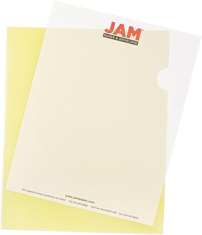 JAM PAPER Plastic Sleeves by JAMPaper