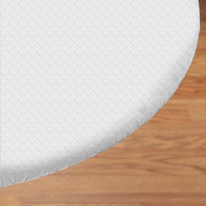 LAMINET - Deluxe Cushioned Heavy-Duty Elastic Edged Quilted Table Pad - - Image 7