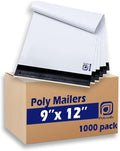 POLYSELLS 1000 pcs 9x12 Inch White Poly Mailers Shipping Envelopes, Strong by POLYSELLS