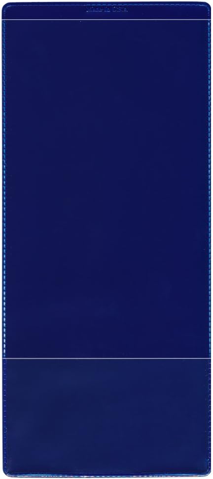 StoreSMART - Navy Blue Plastic Policy Holders - 25 Pack - INS30-NB-25 - Image 2