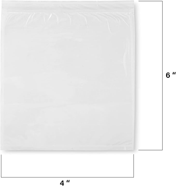 Clear Plastic Small Blank Envelope Pouch - Image 3