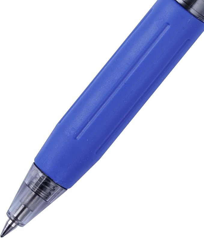 EYEYE G-103 Retractable 0.5mm Gel Pens, 10 Pack Extra Fine Point Blue Ink Pens - Image 3