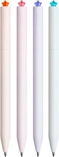 Kaco FIRST Gel Pens Cute Stationery Black Ink, 0.7 mm Medium Point, Aesthetic by Kaco