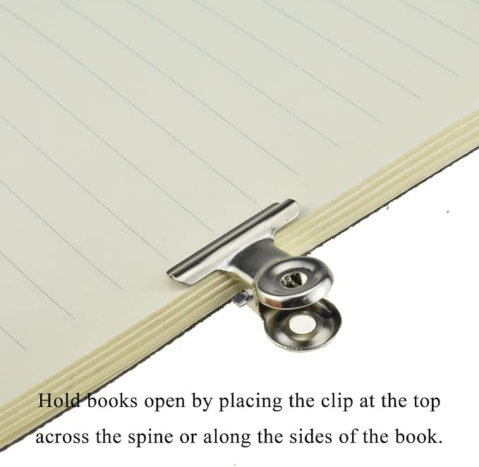 HAHIYO 0.87inch Silver Bulldog Clips Metal File Hinge Binder Clips Clamps Save - Image 4