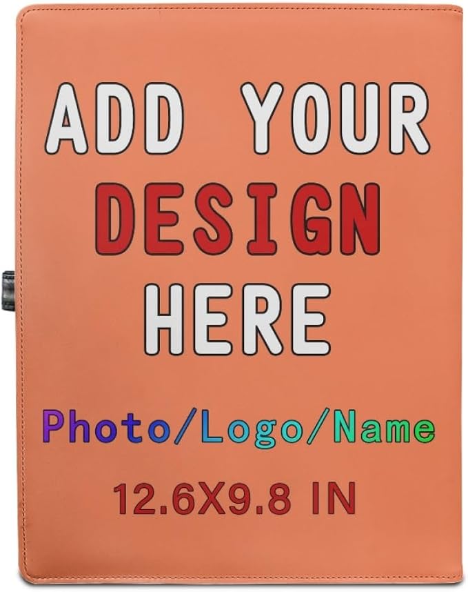 Personalized Padfolio Clipboard Folder Add Your Own Logo Text Text, Custom - Image 2