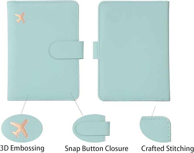 Melsbrinna Passport Holder, Passport Holder Card Slots, Cute Passport cover - Image 5