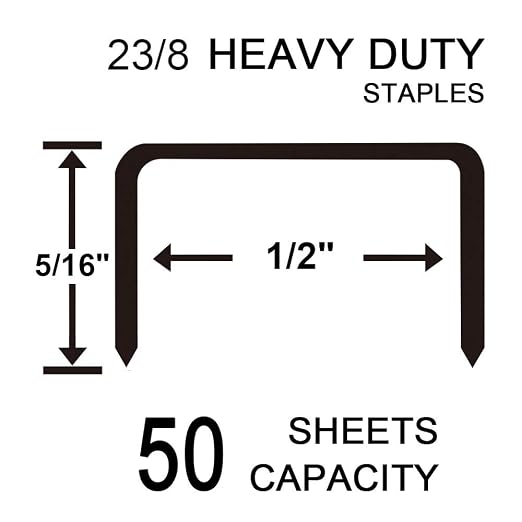 Rayson Heavy Duty Staples, 5/16" Leg Length, 1/2" Width, 2000 Staples - Image 2