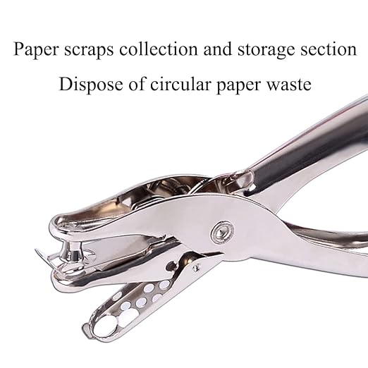 Paper Puncher Single Hole Punch Metal Circle Punches Hand Craft Sheet - Image 6