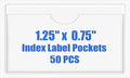 Origin-Joy 50 PCS Self-Adhesive Index Label Pockets by Origin-Joy