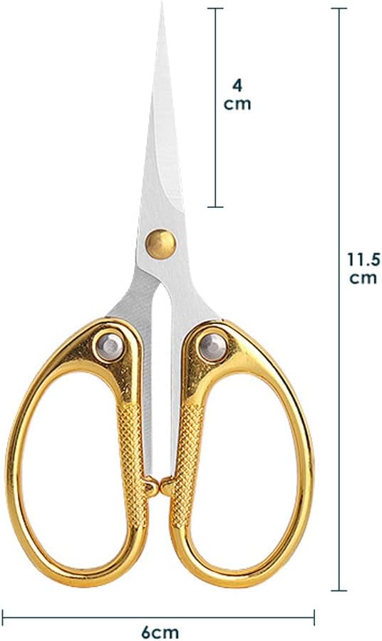 4.5" All Stainless Steel Office Scissors, Ultra Sharp Blade Shears, Sturdy - Image 2