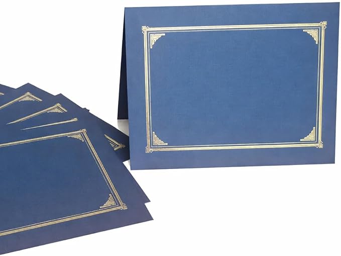 Geographics Classic Linen Certificate/Document Covers, 12.5” x 9.75” - Image 7