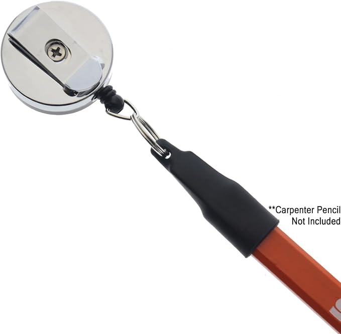 Bulk 20 Pack - Heavy Duty Retractable Pull Pen Holder - Ideal - Image 8
