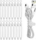 16Pcs Silicone Cable Ties Cord Organizer by ELECTRONICSORGANIZATION