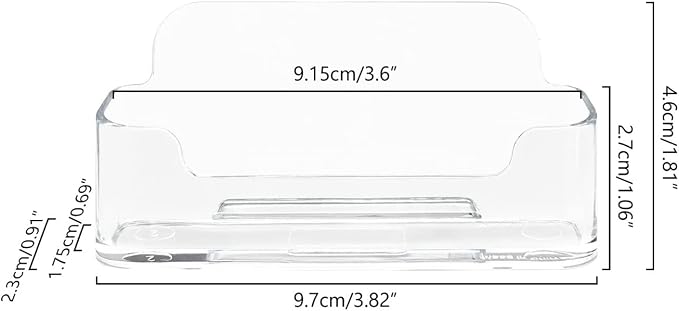 HSYMQ 4 Pack Business Card Holder - Image 4