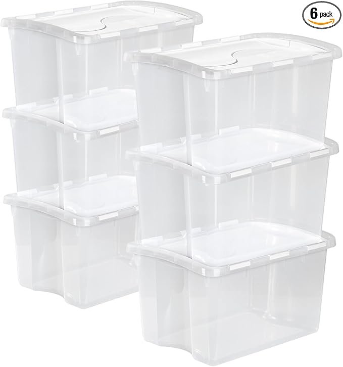 Sterilite 6-Pack Stackable Storage Bin by Sterilite