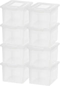 IRIS USA File Box, Plastic File Organizer by IRISUSA