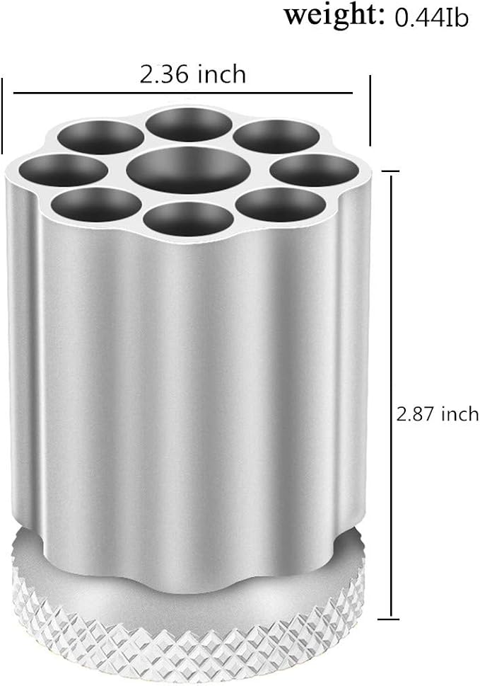 Rotating Revolver Pen Holder, Gun Cylinder Pen Holders, Favorite Pencil Holder - Image 6