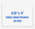 Origin-Joy 35 PCS Self Adhesive Index Card Pockets by Origin-Joy