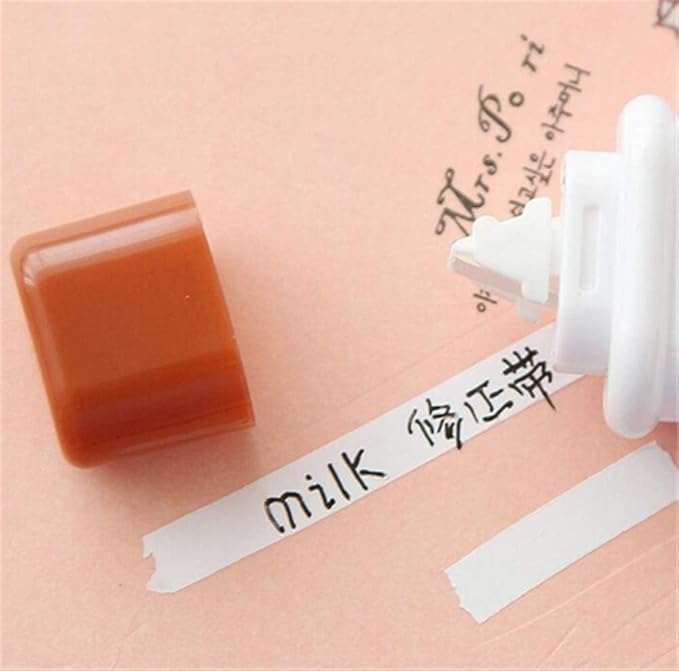 4PCS Cute Milk Bottle Style Correction Tape Office School Supplies - Image 5