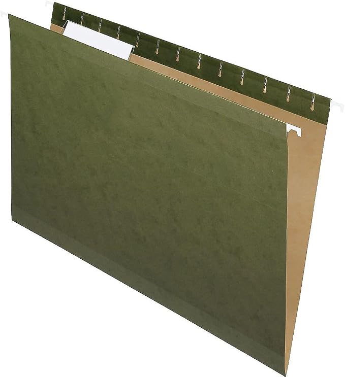 Pendaflex 415313 Hanging File Folders, 1/3 Tab, Standard Green - Image 3