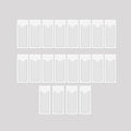 Clear Adhesive Pockets Sleeves, Plastic Self Adhesive Label Holders Pockets by Baitoo