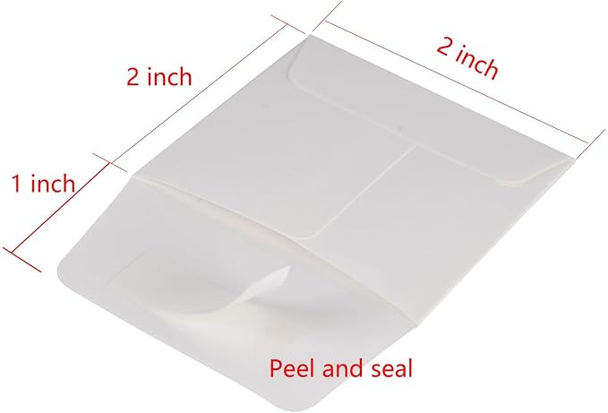 2 x 2Inches Tiny Coin Envelopes - Image 2