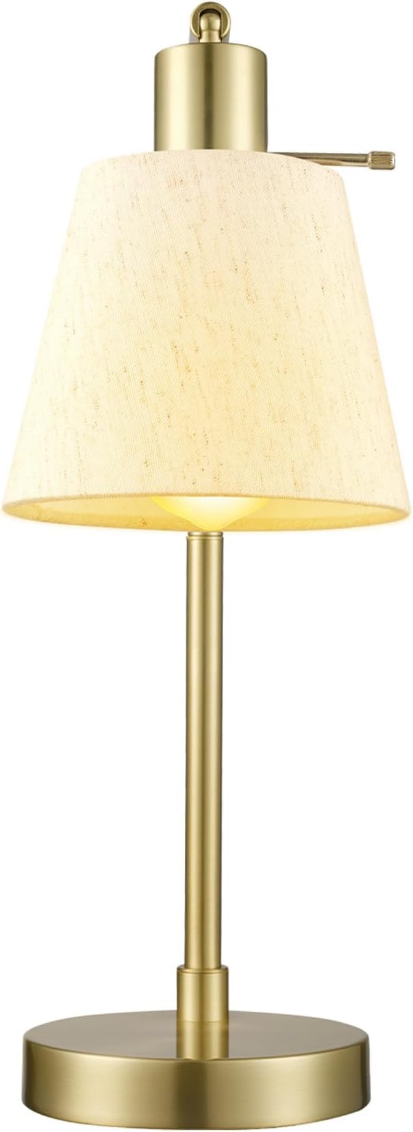 Globe Electric 61000057 16" Desk Lamp, Matte Brass Finish, Adjustable Pivot - Image 4