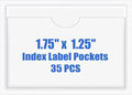Origin-Joy 35 PCS Self Adhesive Index Card Pockets by Origin-Joy