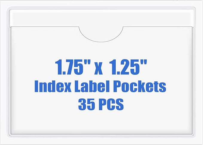 Origin-Joy 35 PCS Self Adhesive Index Card Pockets by Origin-Joy