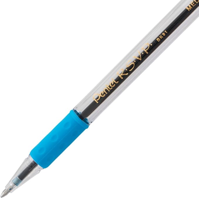Pentel RSVP Original Ballpoint Pen, Medium Line, 8 Pack - Image 5