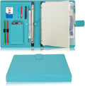 Wonderpool A4 PU Leather 3 & 4 Ring Holder Writing Portfolio Multi Document Case by Wonderpool
