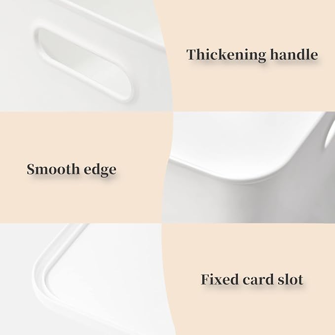 Yishyfier Plastic Storage Baskets Bins Boxes - Image 7