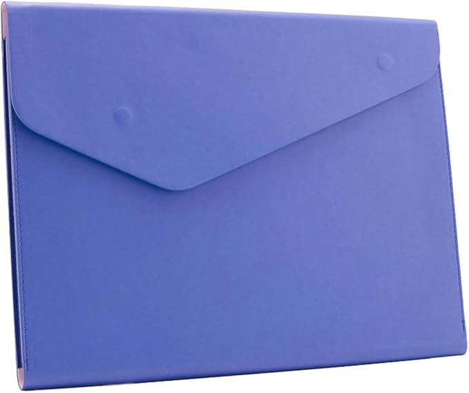 PU Leather A4 File Folder Document Holder Waterproof Portfolio Envelope Folder by enyuwlcm