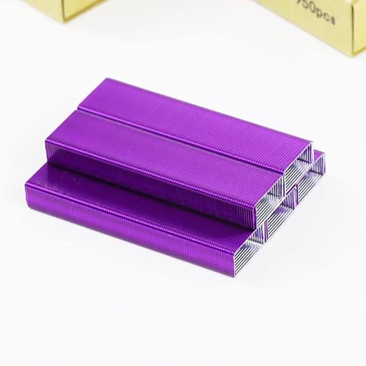 Purple 26/6 Standard Staple Set 12mm Width 1000/Box 6 Boxes/Pack 6000 Count - Image 7