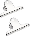 2PCS Extra Large Binder Clips Metal Bulldog Clip Large Paper Clamp Holder by SEEKRARE