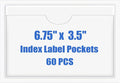Origin-Joy 60 PCS Self Adhesive Index Card Pockets by Origin-Joy