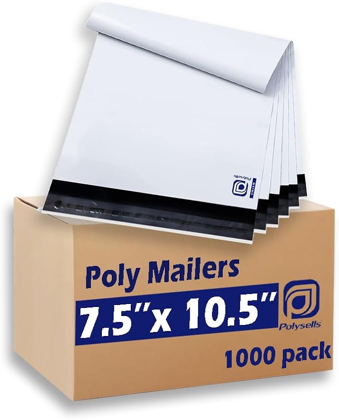 POLYSELLS Poly Mailers Shipping Envelopes, Strong Adhesive Sealing, Waterproof by POLYSELLS
