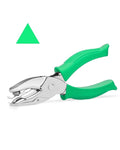 UCEC 1/4" Triangle Hole Punch Metal Handheld Paper Punch Single Hole Tag Punch by UCEC