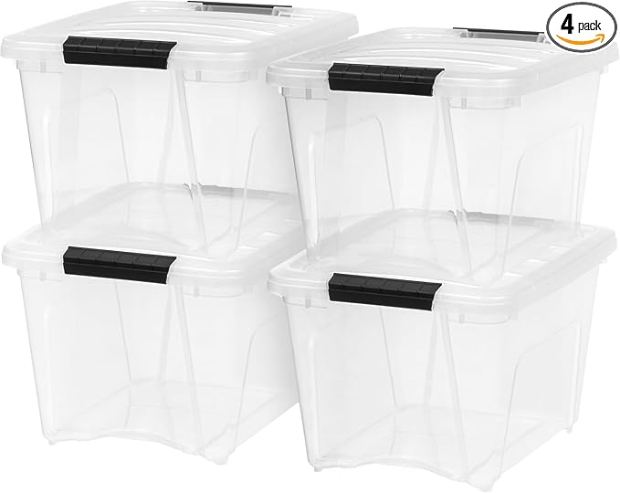 IRIS USA 19 QT Plastic Storage Box by IRISUSA