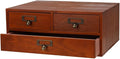Wooden Storage Box Countertop Drawers Vintage Wooden Drawers Apothecary Cabinet by Unknown