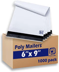 POLYSELLS 1000 6x9 Inch White Pack Poly Mailers Shipping Envelopes, Strong by POLYSELLS