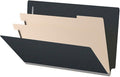Ecom Folders End Tab Pressboard Classification Folders | Legal Size 25 Pt Stock by Ecom+Folders