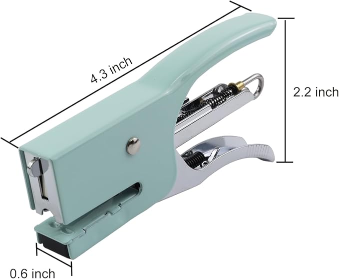 Small Hand-held Stapler Set, 15 Sheet Capacity, Includes 750Pcs Staples and A - Image 3