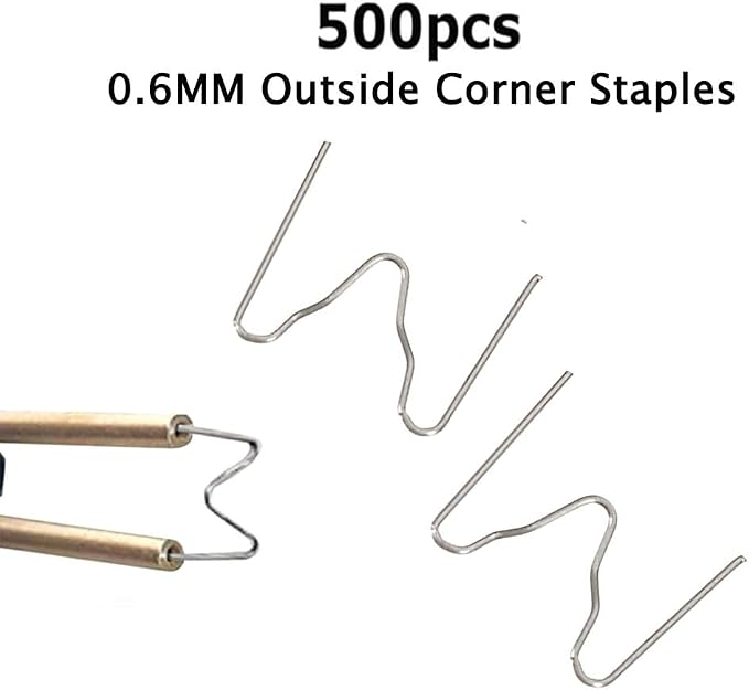 500 Pcs Hot Staples, Hot Stapler Kit Welding Rods Bumper Repair Welding Wire - Image 2