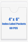 Origin-Joy 60 PCS Self Adhesive Index Card Pockets by Origin-Joy