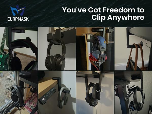 EURPMASK Rotating Headphone Stand - Image 8