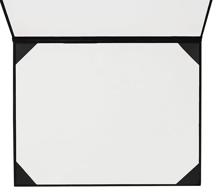 GraduationMall 8.5"x11" Smooth Padded Diploma Cover Certificate Holder Black - Image 4