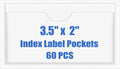 Origin-Joy 60 PCS Self Adhesive Index Card Pockets by Origin-Joy