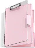 Hongri Clipboard with Storage, Heavy Duty with Dual Compartment, Smooth Writing by Hongri